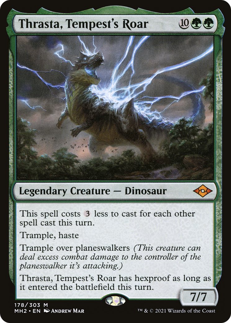 Thrasta, Tempest's Roar (178) Foil - Modern Horizons 2