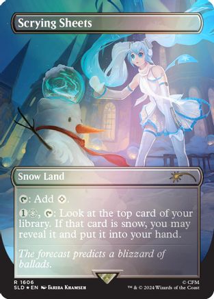 Scrying Sheets (1606) Foil - Secret Lair Drop Series