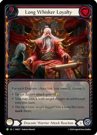 Long Whisker Loyalty (FAB317) Rainbow Foil - FaB Promos