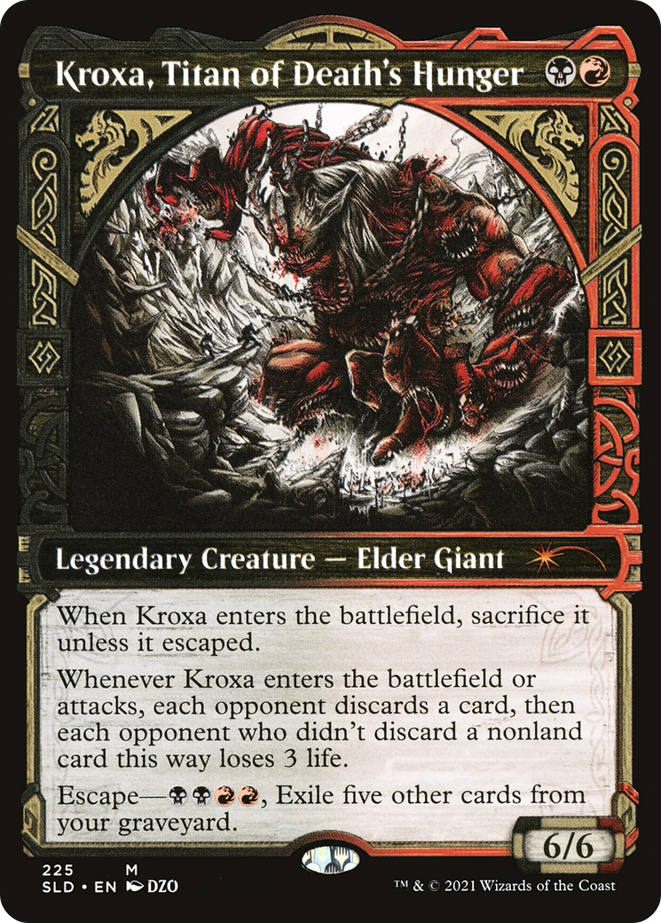 Kroxa, Titan of Death's Hunger (225) - Secret Lair Drop