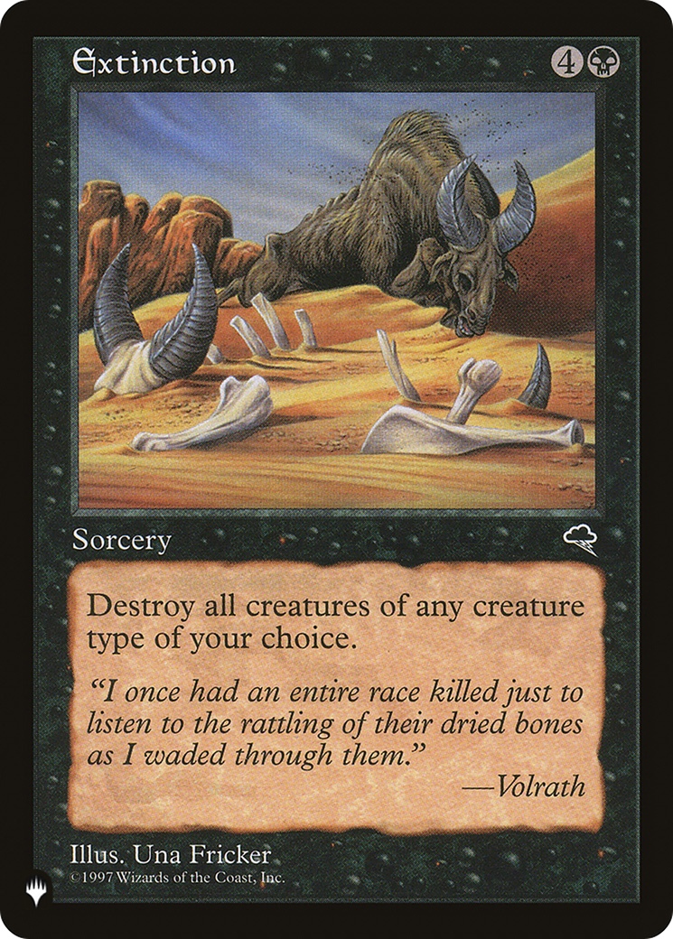 Extinction (Retro) (TMP-135) - The List