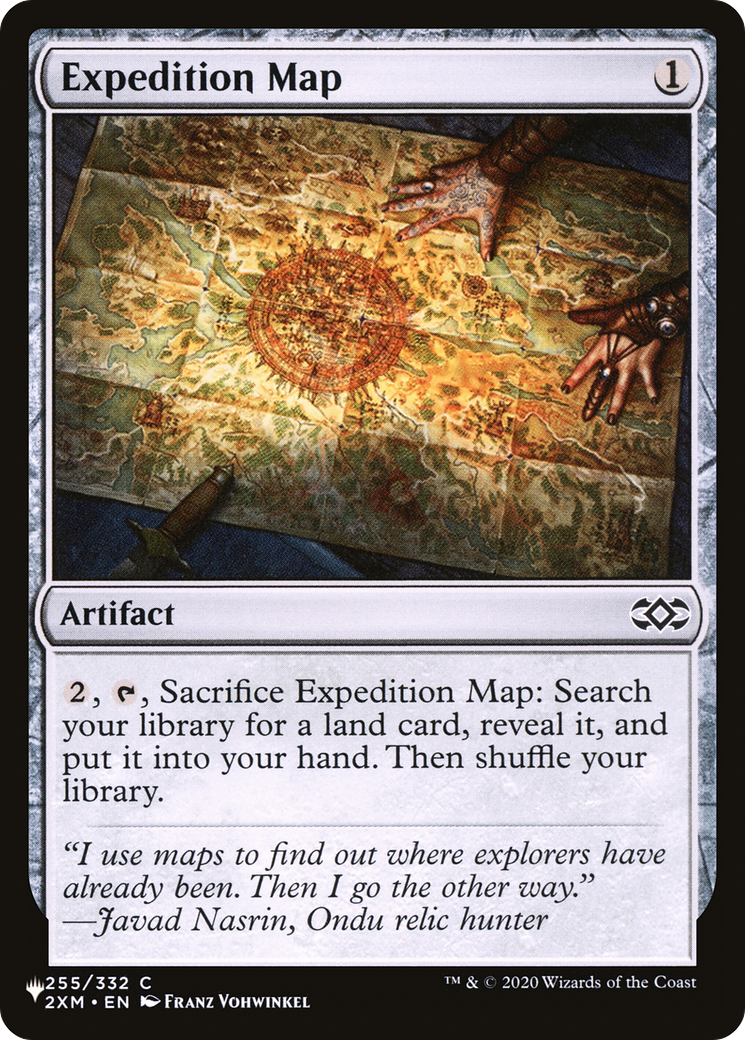 Expedition Map (2XM-255) - The List