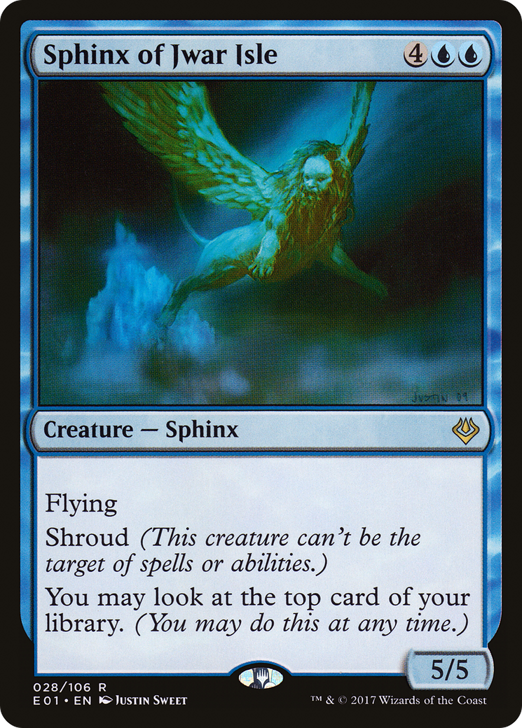 Sphinx of Jwar Isle (028) - Archenemy: Nicol Bolas