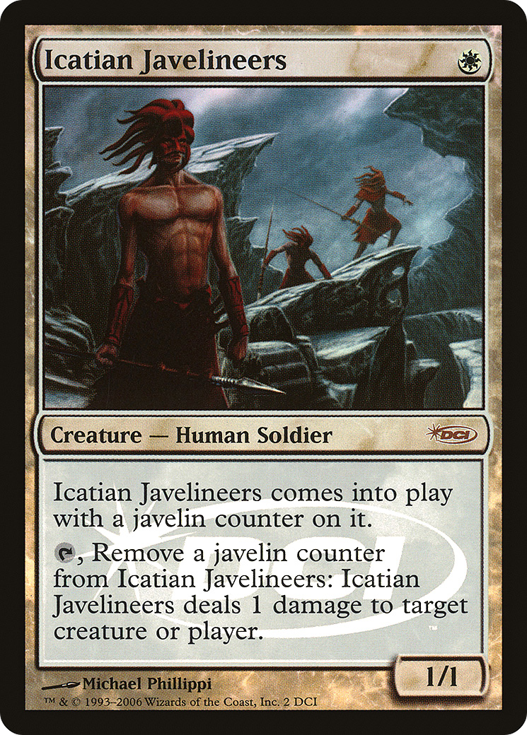Icatian Javelineers (002) Foil - DCI Promos