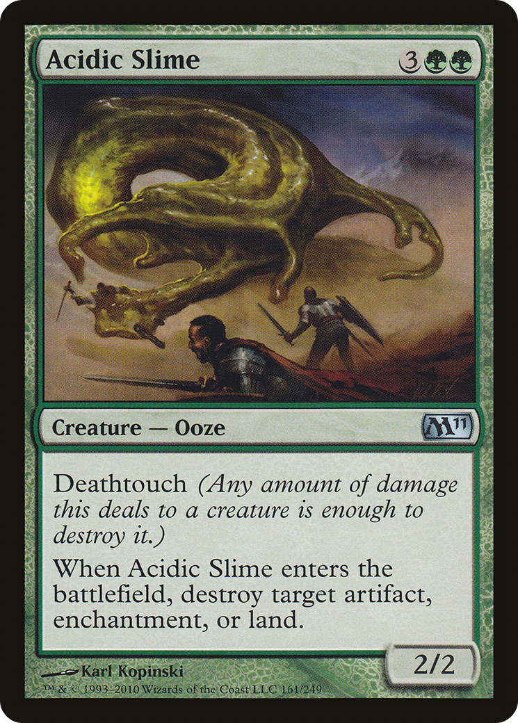 Acidic Slime (161) Foil - Magic 2011