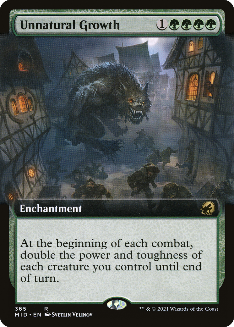 Unnatural Growth (Extended Art) (365) - Innistrad: Midnight Hunt