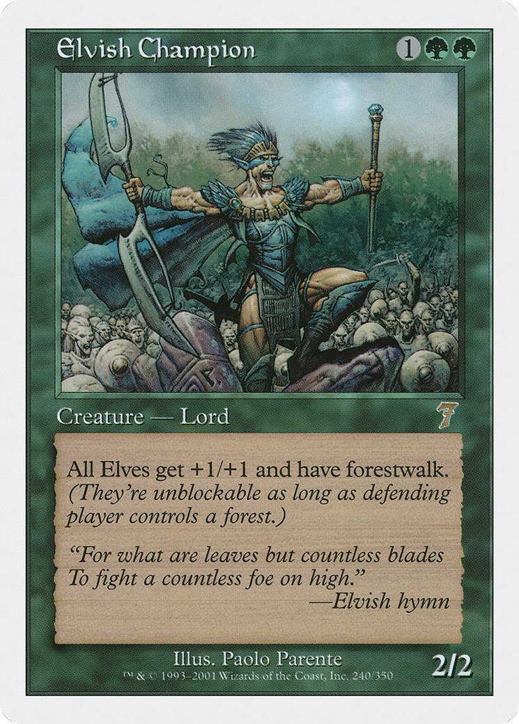 Elvish Champion (240) Foil - Seventh Edition