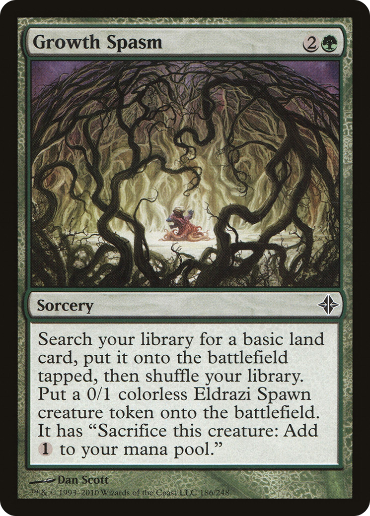 Growth Spasm (186) Foil - Rise of the Eldrazi