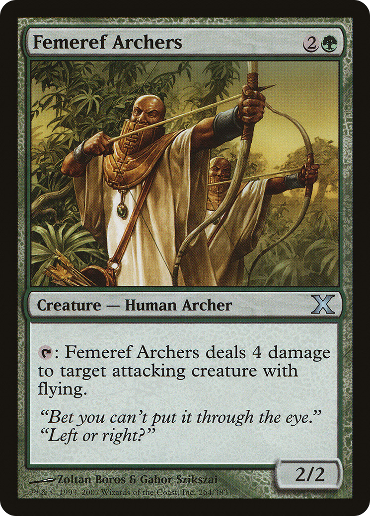 Femeref Archers (264) - Tenth Edition