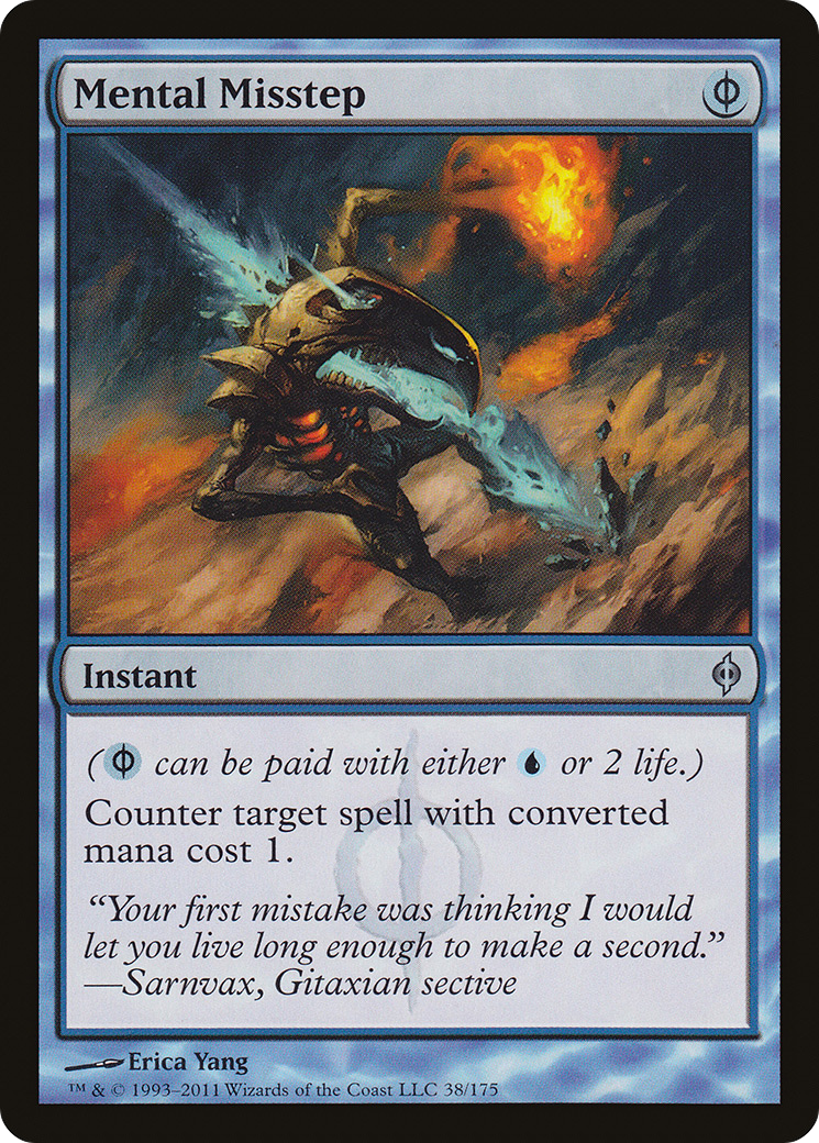 Mental Misstep (038) Foil - New Phyrexia