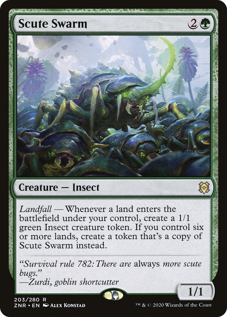 Scute Swarm (203) - Zendikar Rising