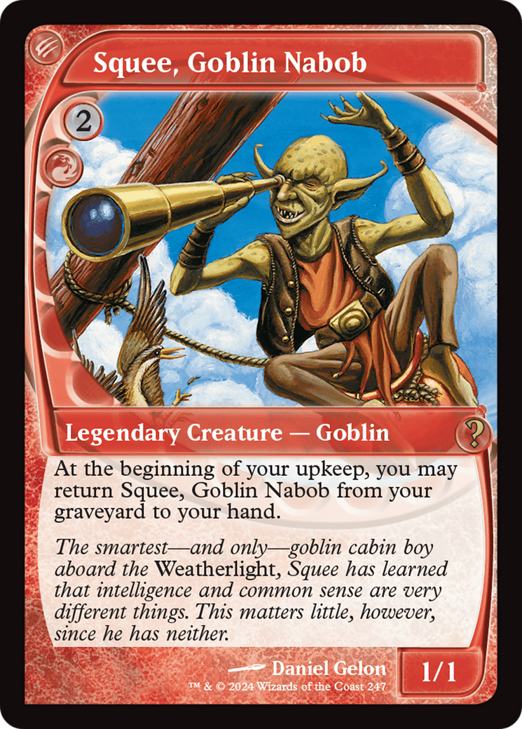 Squee, Goblin Nabob (Future Sight) (247) Foil - Mystery Booster 2