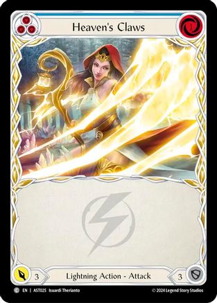 Heaven's Claws (Blue) (AST025) - Armory Deck: Aurora