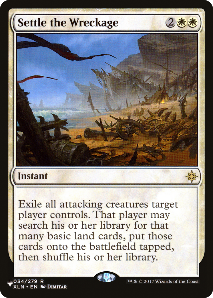 Settle the Wreckage (XLN-34) - The List