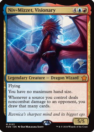 Niv-Mizzet, Visionary (123) - Foundations Promos