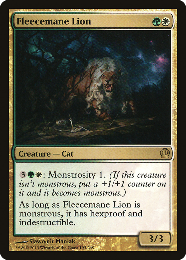 Fleecemane Lion (193) - Theros