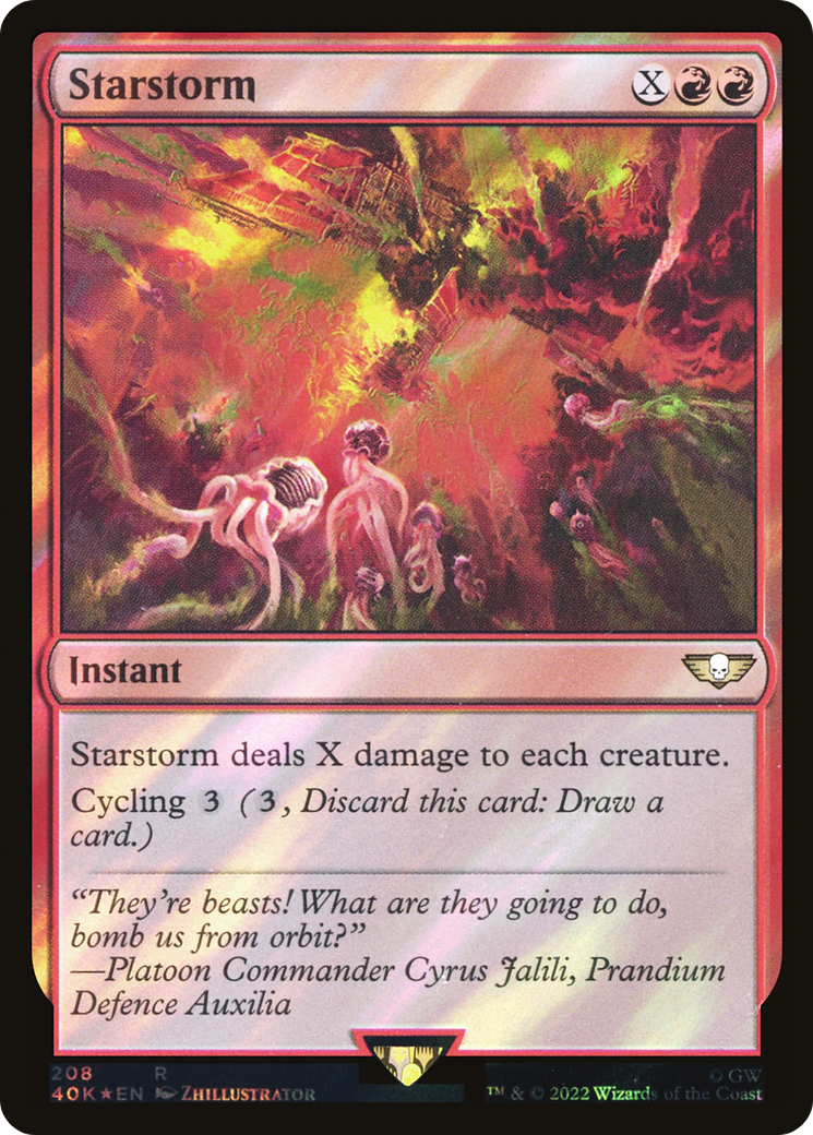 Starstorm (208) Surge Foil - Warhammer 40,000 Commander