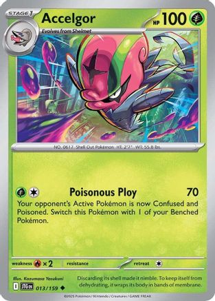 Accelgor (13) Reverse Holofoil - SV09 Journey Together