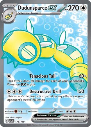 Dudunsparce ex (178) Holofoil - Journey Together