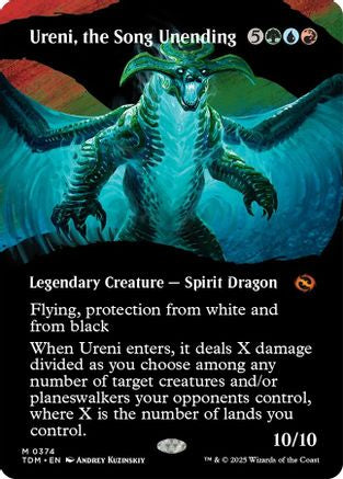 Ureni, the Song Unending (Borderless) (374) Foil - Tarkir: Dragonstorm