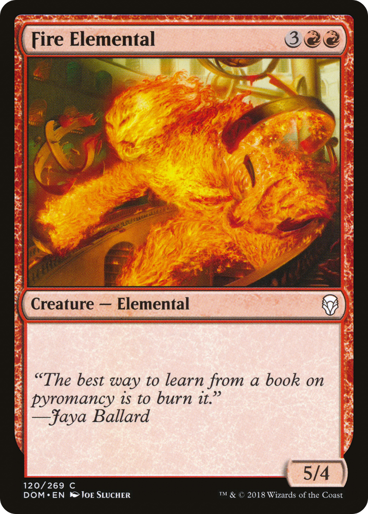 Fire Elemental (120) Foil - Dominaria