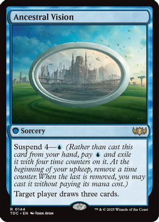 Ancestral Vision (144) - Commander: Tarkir: Dragonstorm