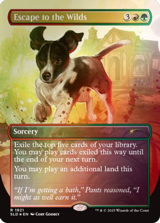 Escape to the Wilds (1921) Foil - Secret Lair Drop Series