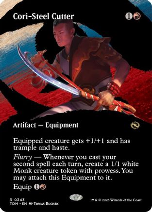 Cori-Steel Cutter (Borderless) (343) - Tarkir: Dragonstorm