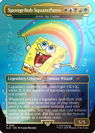 SpongeBob SquarePants – Jodah, the Unifier (1932) Foil - Secret Lair Drop Series