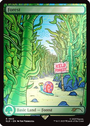Forest (1943) Foil - Secret Lair Drop Series