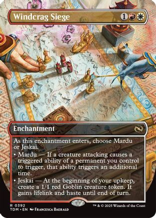 Windcrag Siege (Borderless) (392) - Tarkir: Dragonstorm
