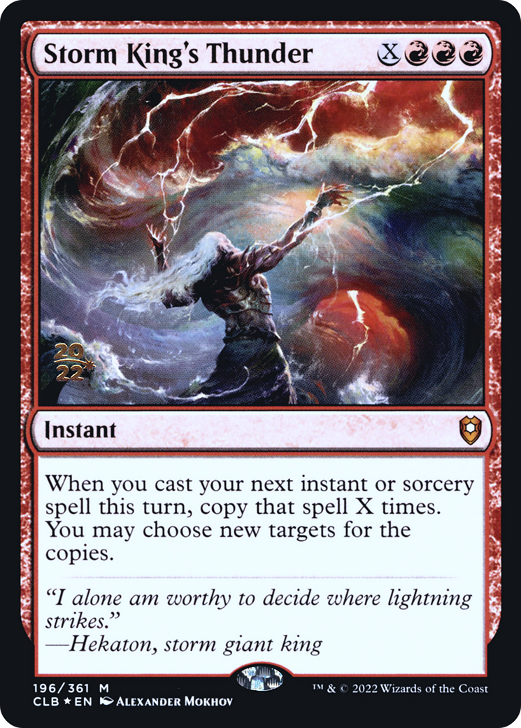 Storm King's Thunder (196s) Foil - Battle for Baldur's Gate Promos