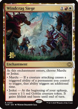 Windcrag Siege (235) Foil - Prerelease Cards