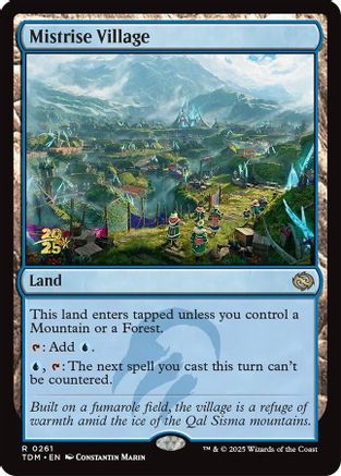 Mistrise Village (261) Foil - Prerelease Cards