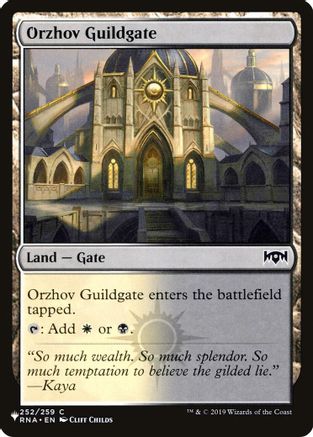 Orzhov Guildgate (252) - The List Reprints