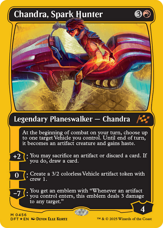 Chandra, Spark Hunter (First-Place Foil) Foil (456) - Aetherdrift
