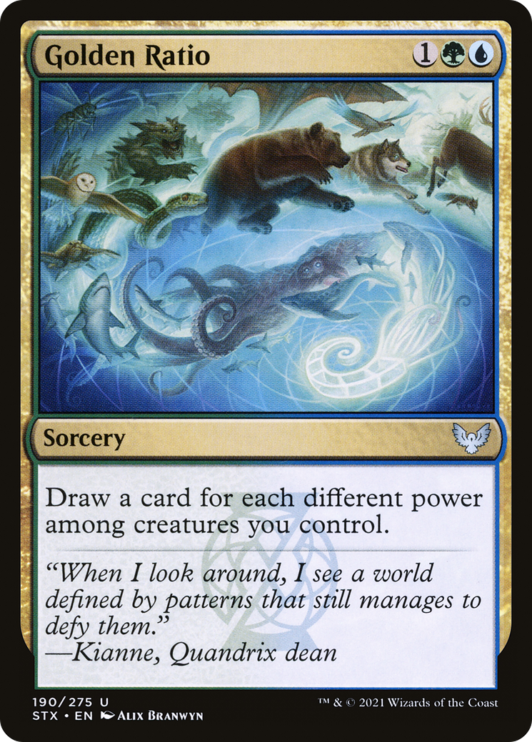 Golden Ratio (190) Foil - Strixhaven: School of Mages