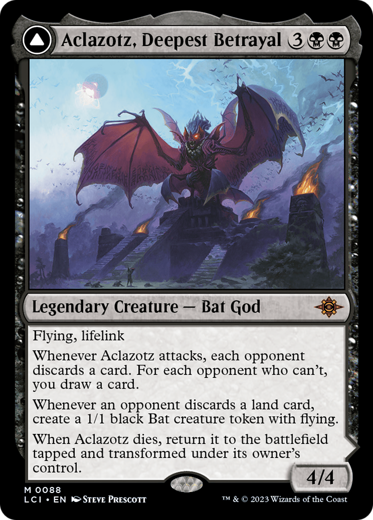 Aclazotz, Deepest Betrayal (088) Foil - The Lost Caverns of Ixalan