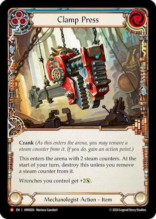 Clamp Press (AMX026) Rainbow Foil - Armory Deck: Maxx Nitro