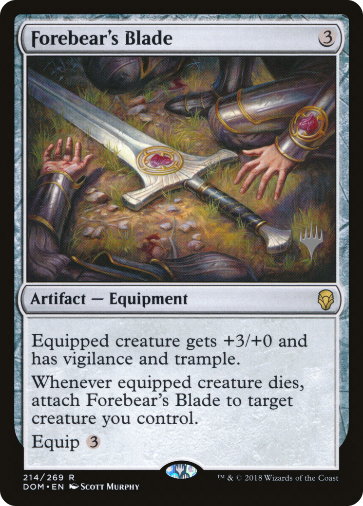 Forebear's Blade (214p) - Dominaria Promos