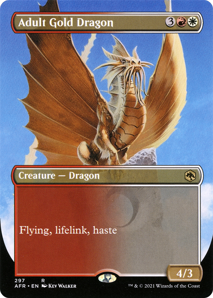 Adult Gold Dragon (297) - Adventures in the Forgotten Realms