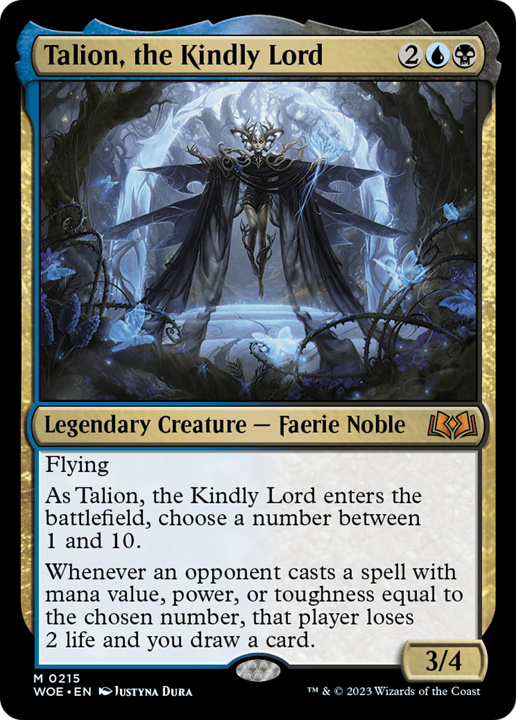 Talion, the Kindly Lord (215) Foil - Wilds of Eldraine