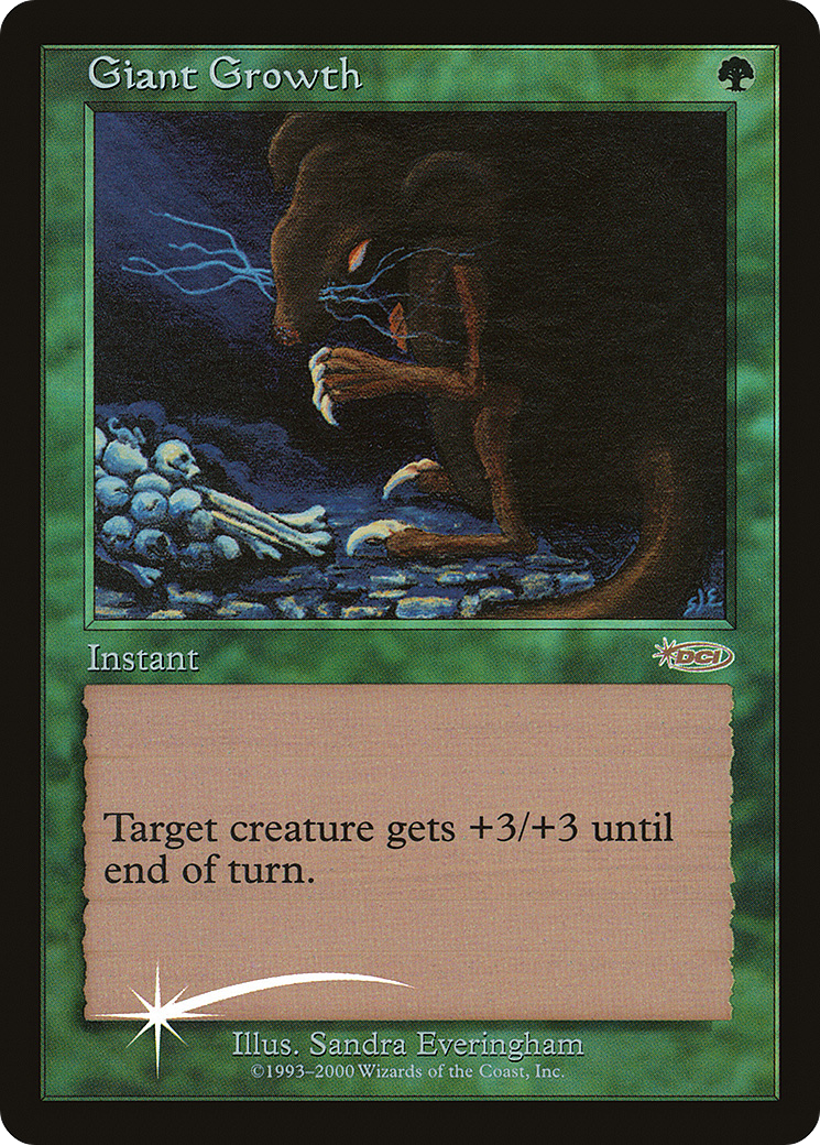Giant Growth Foil - Friday Night Magic 2000