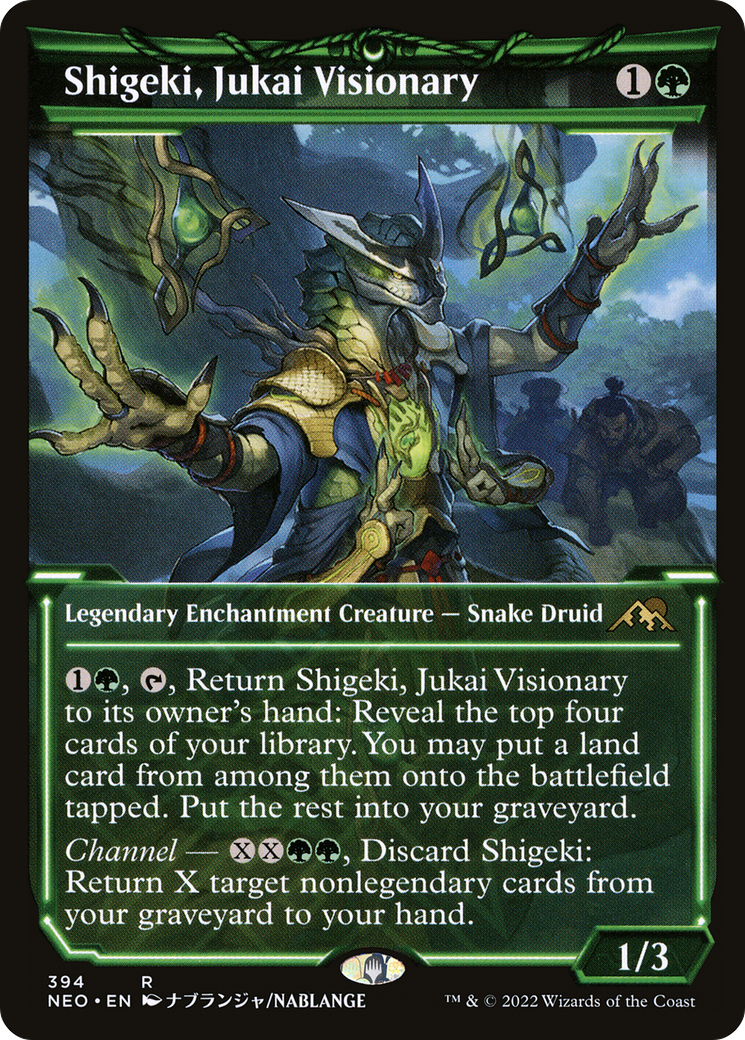 Shigeki, Jukai Visionary (Showcase) (394) - Kamigawa: Neon Dynasty