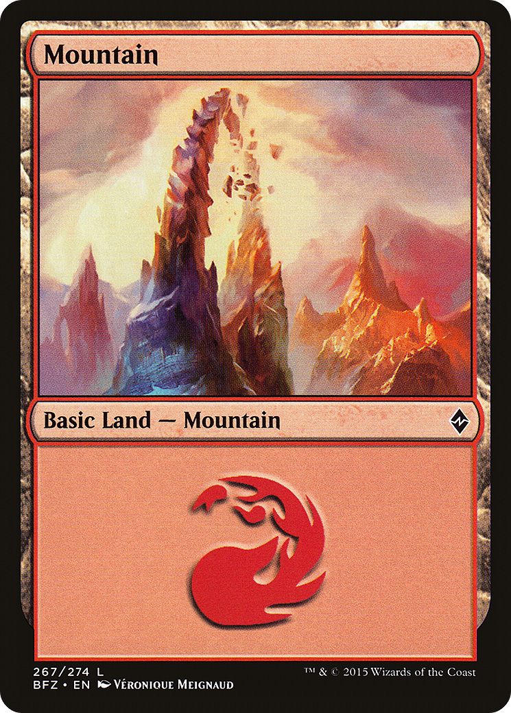 Mountain (267) - Battle for Zendikar
