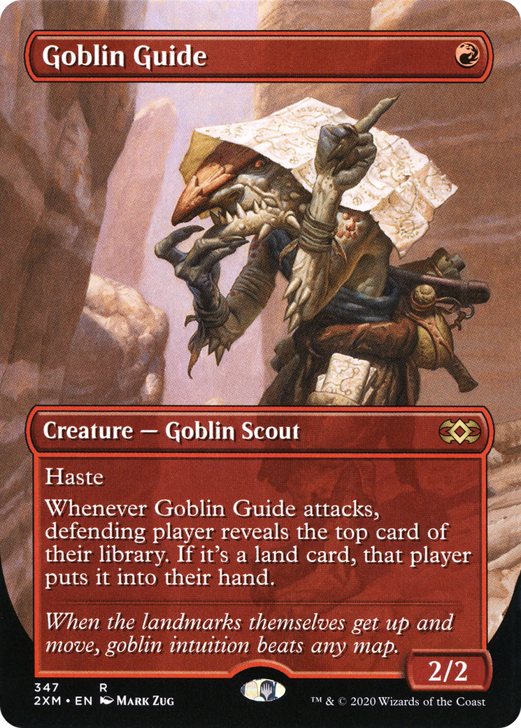 Goblin Guide (Borderless) (347) - Double Masters