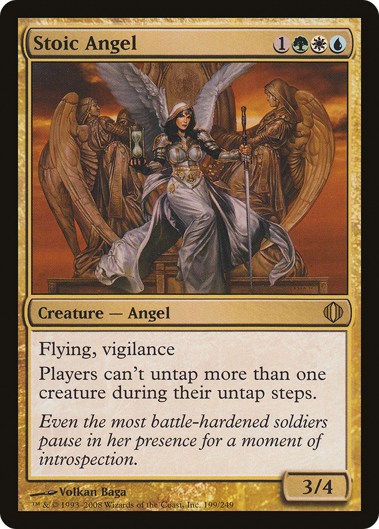 Stoic Angel (199) Foil - Shards of Alara