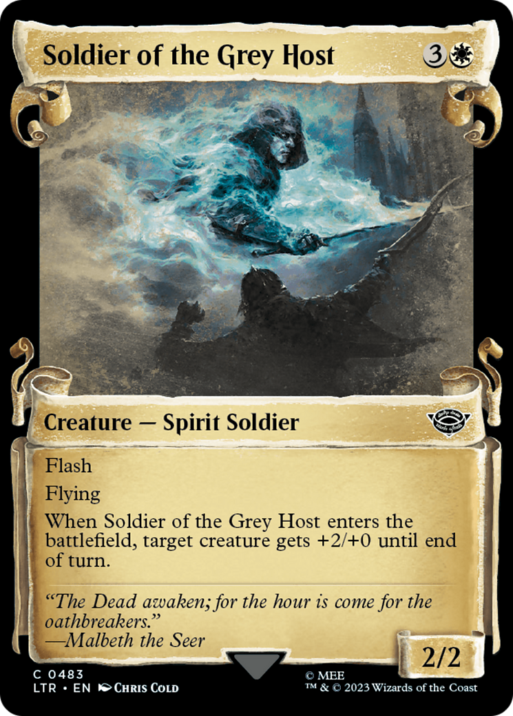 Soldier of the Grey Host (Showcase Scrolls) (Showcase) (483) - The Lord of the Rings: Tales of Middle-earth