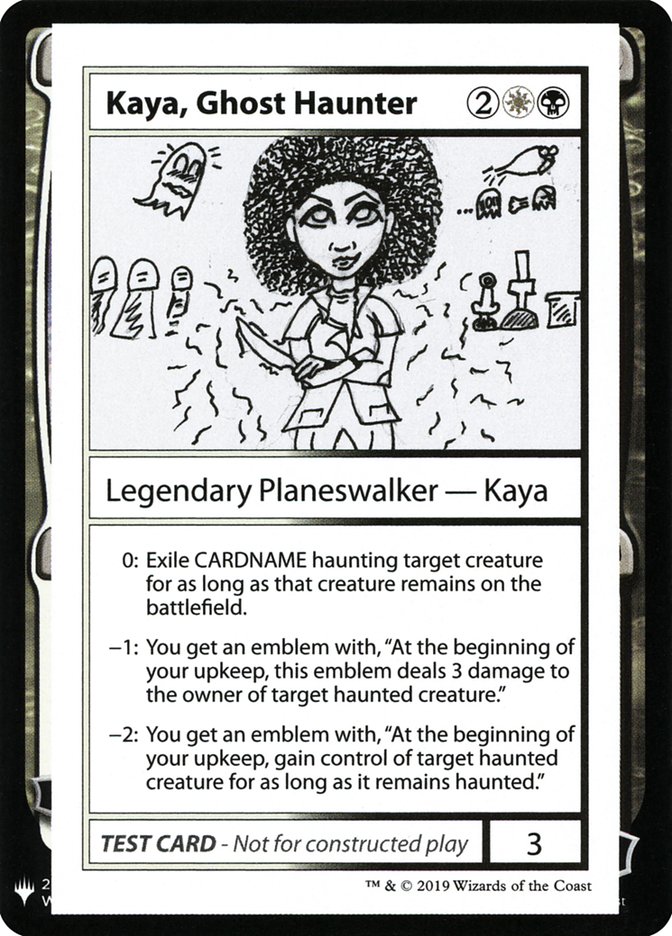 Kaya, Ghost Haunter (094) - Mystery Booster Playtest Cards 2019