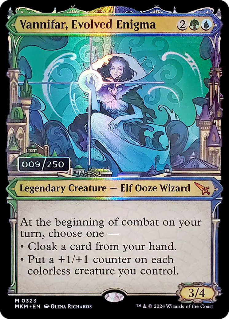 Vannifar, Evolved Enigma (Serial Numbered) (323) Foil - Murders at Karlov Manor